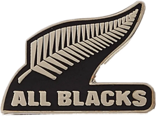 All blacks logo pin