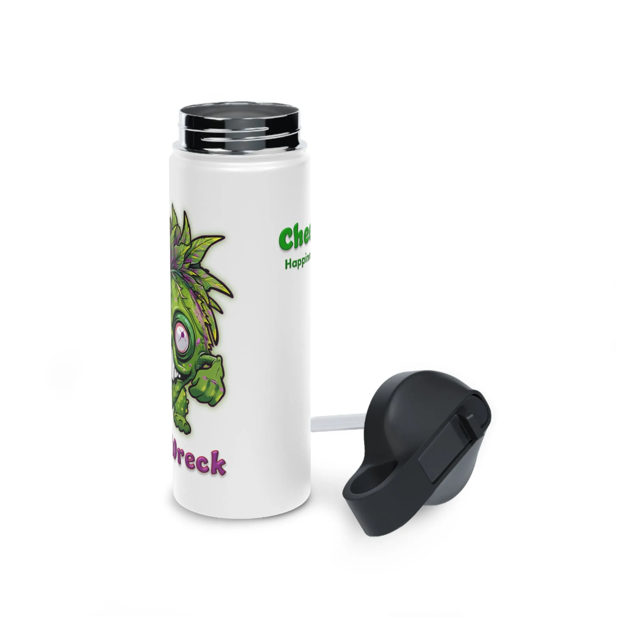 Water Bottle Stainless Steel - TrainWreck