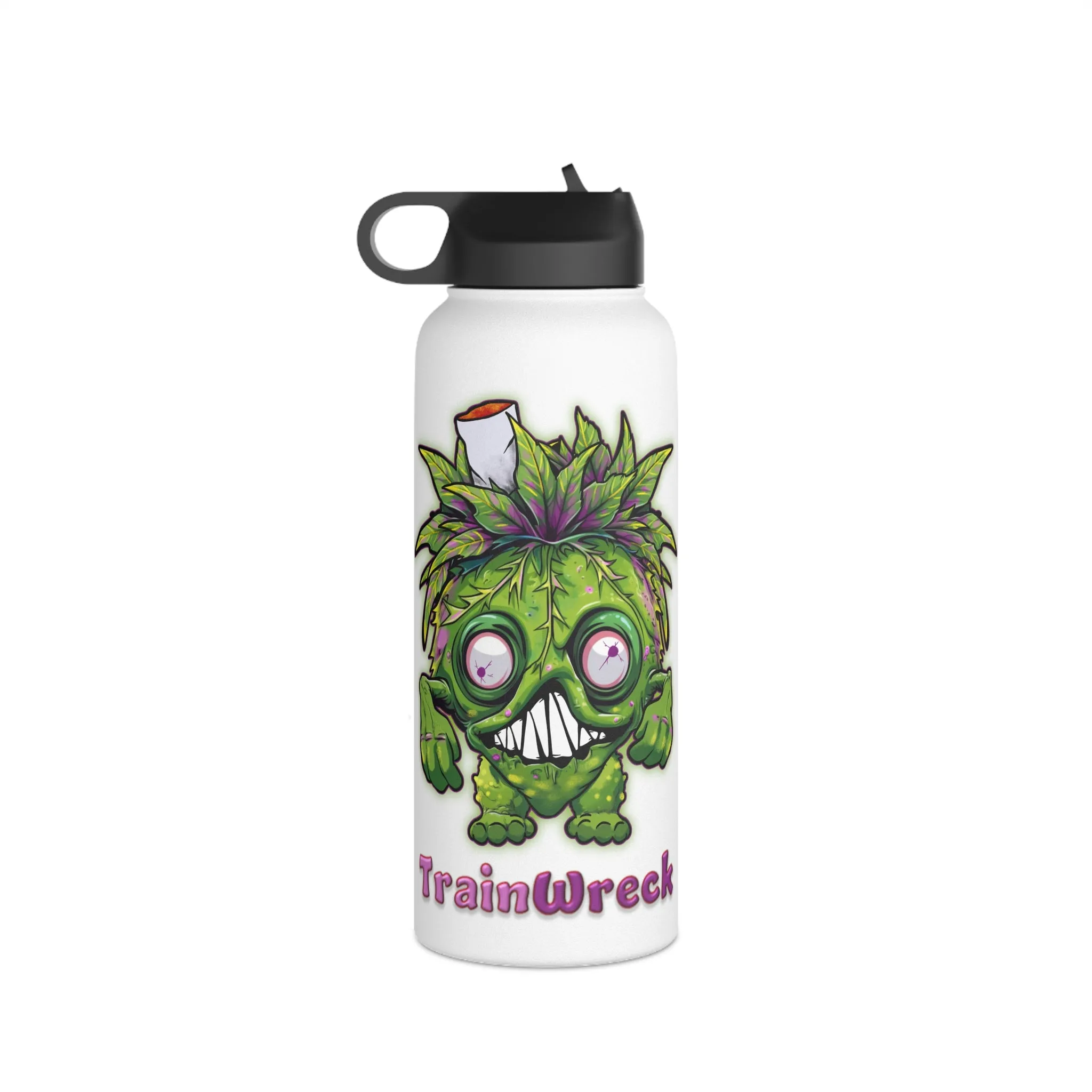 Water Bottle Stainless Steel - TrainWreck