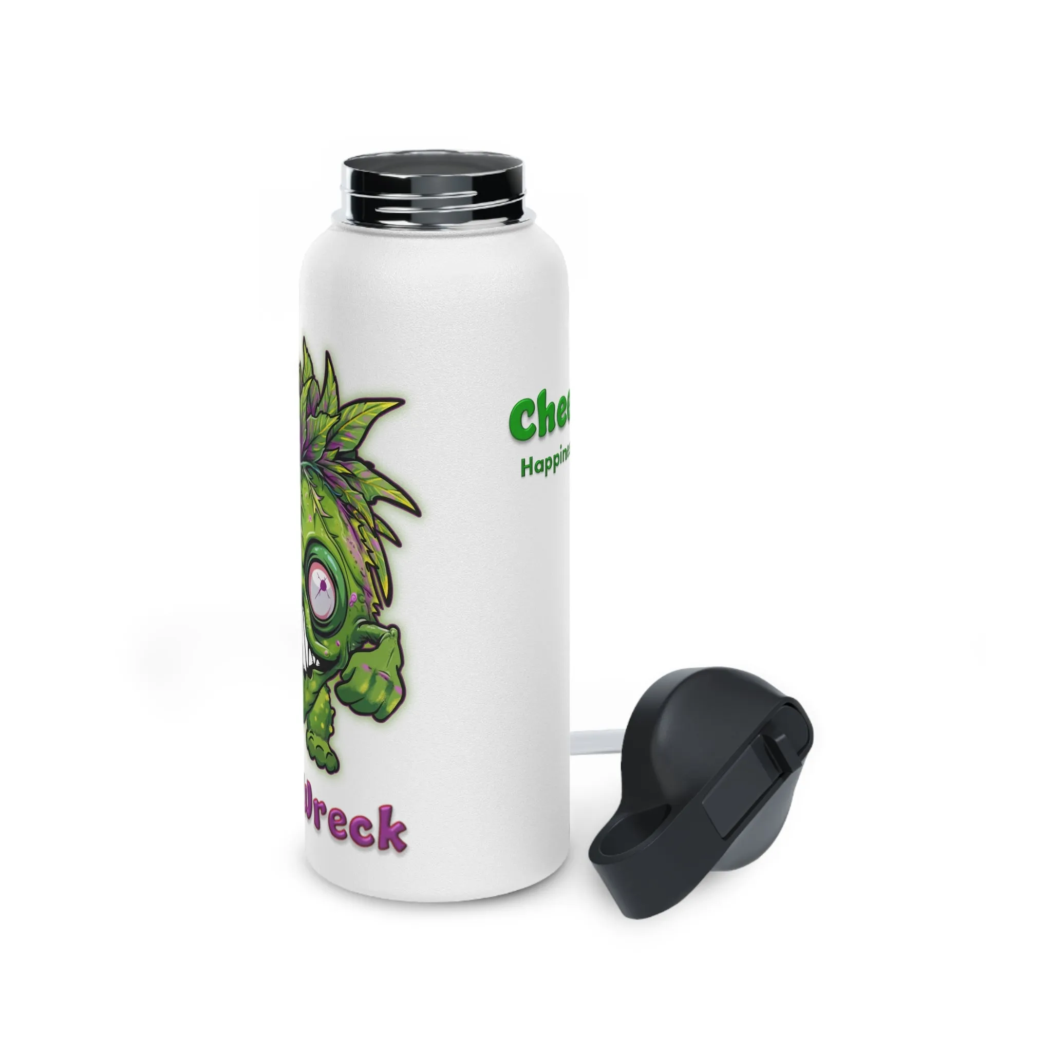 Water Bottle Stainless Steel - TrainWreck